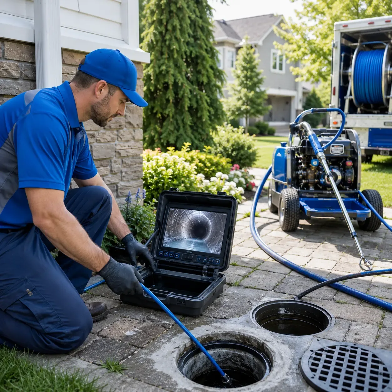 Outdoor drain cleaning professionals serving Greensburg, IN